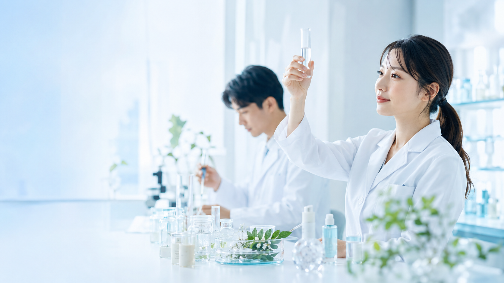 成和製薬 研究室